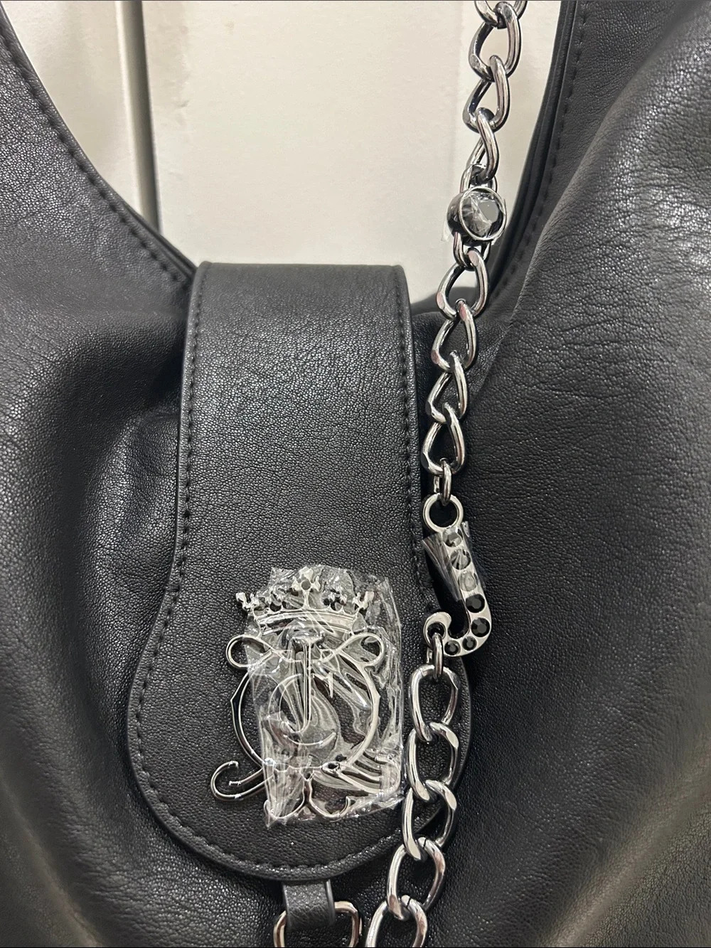 Juicy Couture Exclusive (NWT) Royal Crest Hobo Bag